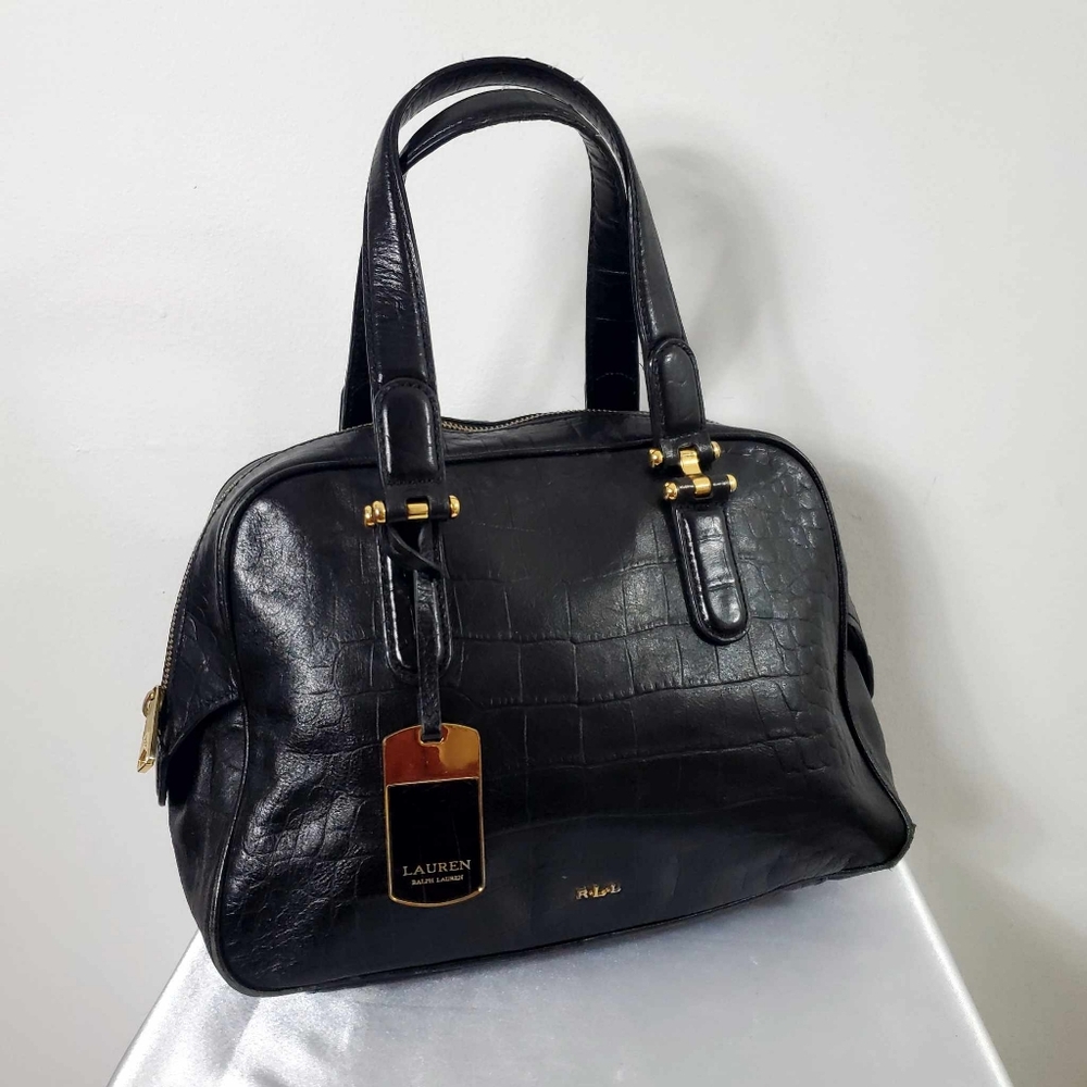 Lauren Ralph Lauren Black Hobo Bag